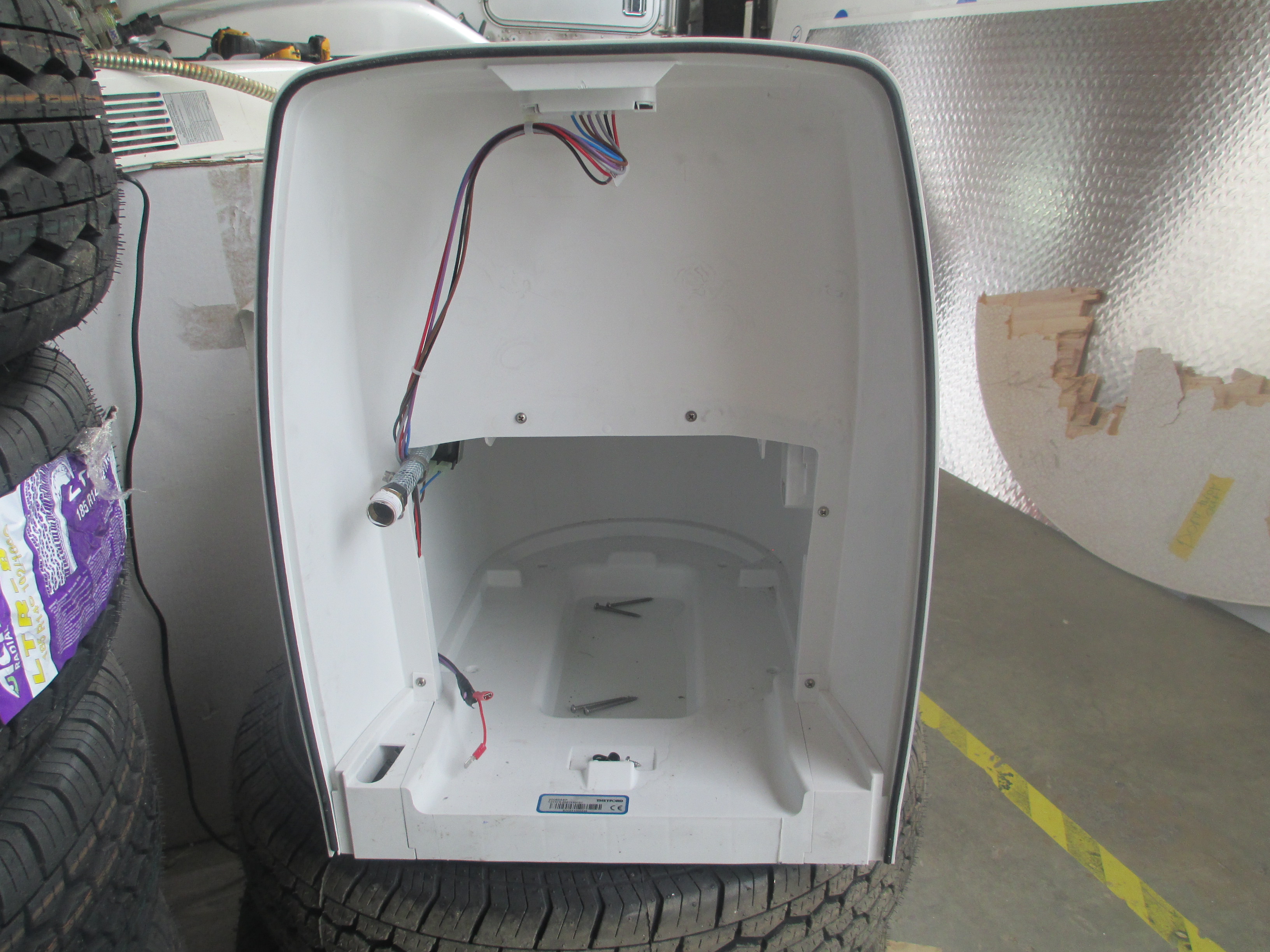Thetford C223CS Swivel Toilet with access door included ... camco water heater wiring diagram 