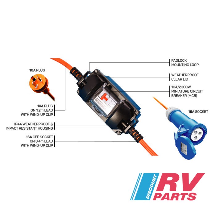 Weatherproof Caravan/RV Power Adaptor - Image 5