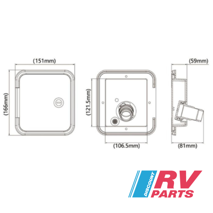 Water Filler/Inlet Hatch - Image 5