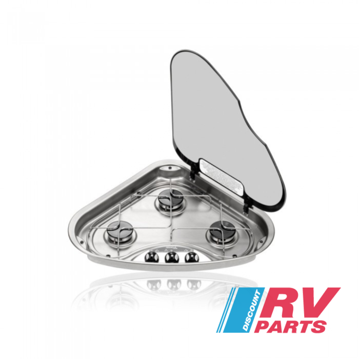 'Thetford' Replacement Glass Lid for Triangle 3 Burner Hob